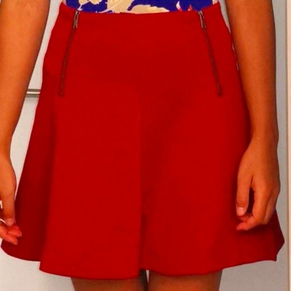 NWOT dynamite flared with zips mini skirt - Picture 1 of 1